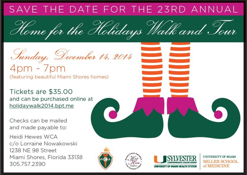 Heidi Hewes WCA annual Holida Walk - Miami Shores