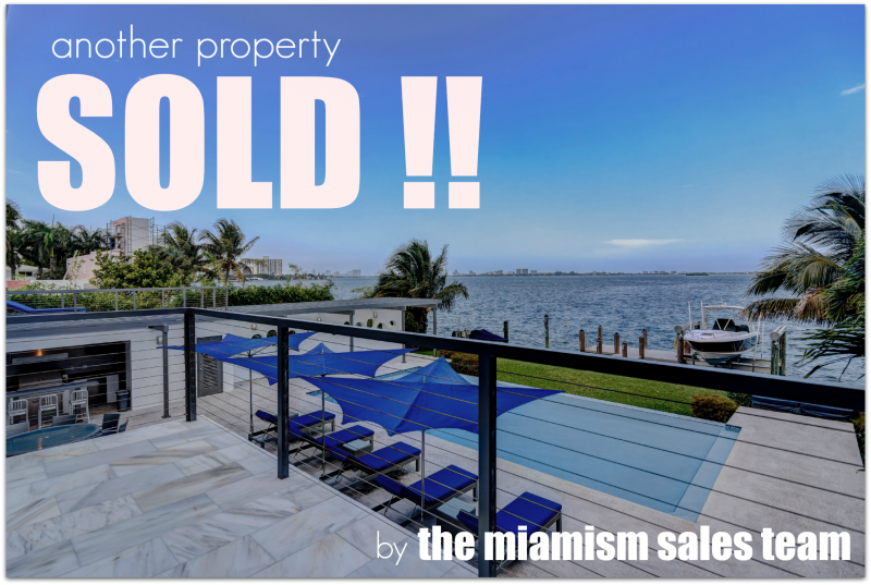 Miami Shores Waterfront Home SOLD by Miamism Sales Team