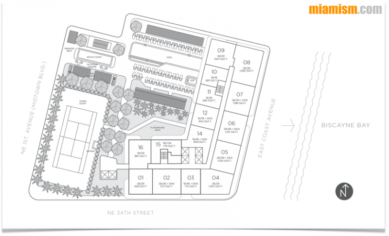Hyde Midtown Siteplan