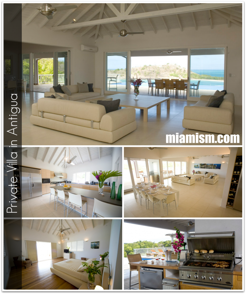 Private Villa for Sale in Antigua via miamism.com