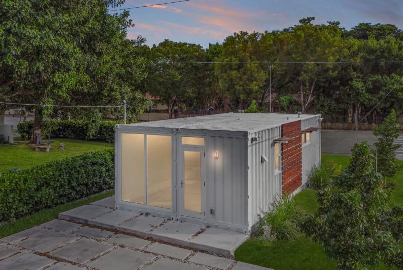 Shipping Container Home ready for Sale - Miami REALTORS Affordable housing prototype