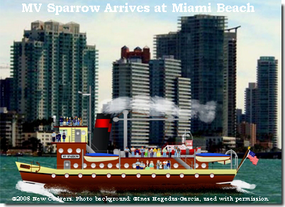 mv sparrow miami beach