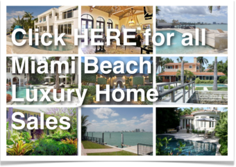 Miami Beach Luxury Home Sales