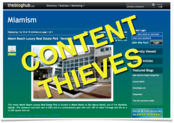 The Blog Hub steals Copyrighted content!!
