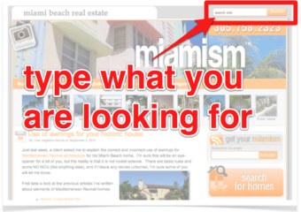 Help Navigating Miamism.com
