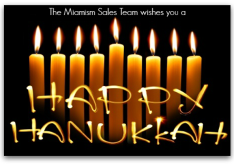 Happy Hanukkah from Team Miamism