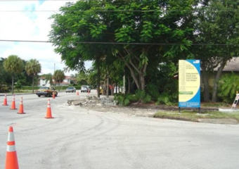 Miami Shores Downtown construction has begun