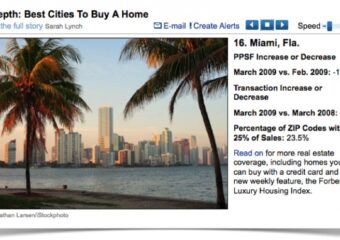 Miami makes list of best cities to buy a home