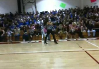 Adriana at Miami Country Day Walk For Cancer Assembly