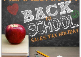 Back-to-School Sales Tax Holiday 2018