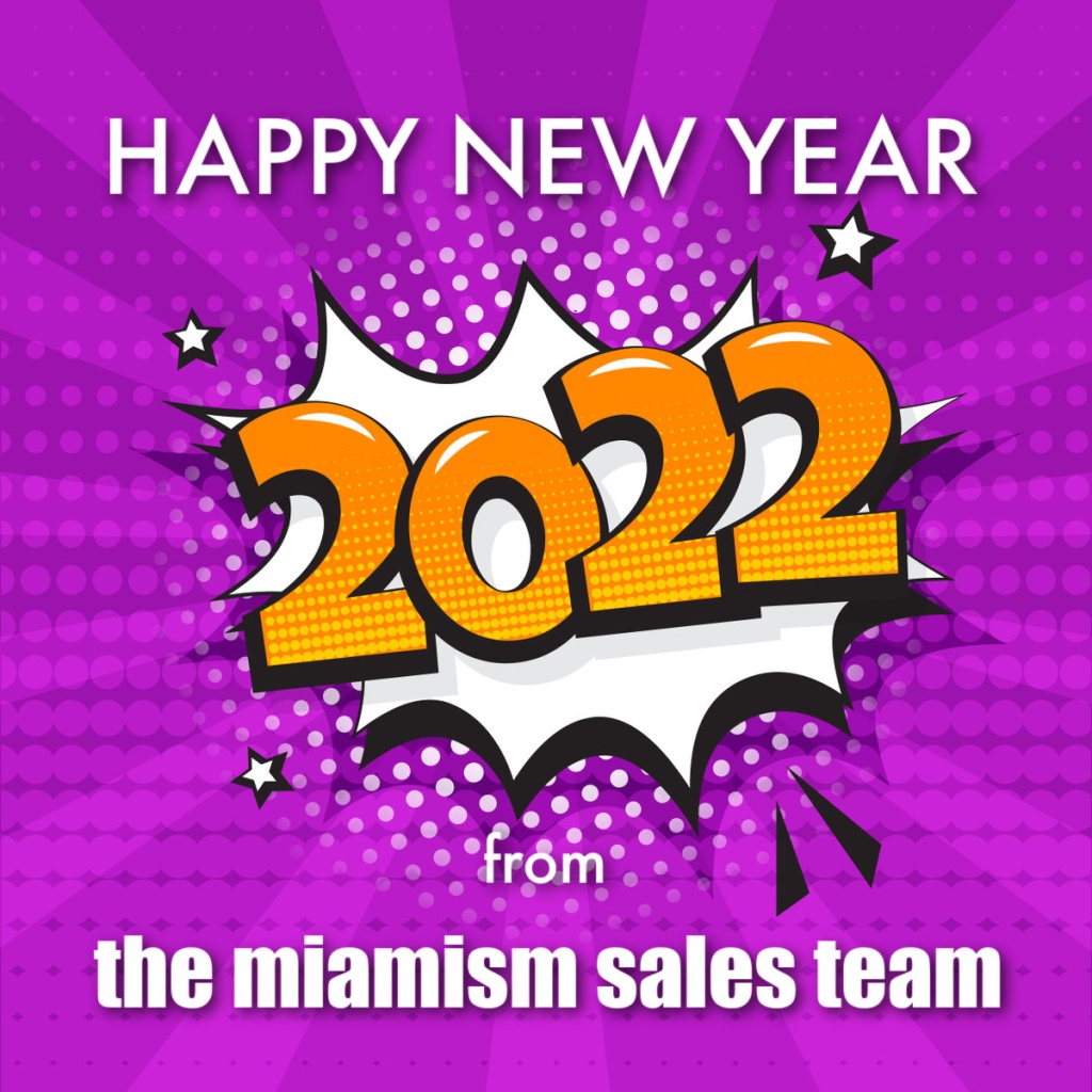 Happy New Year 2022 miamism