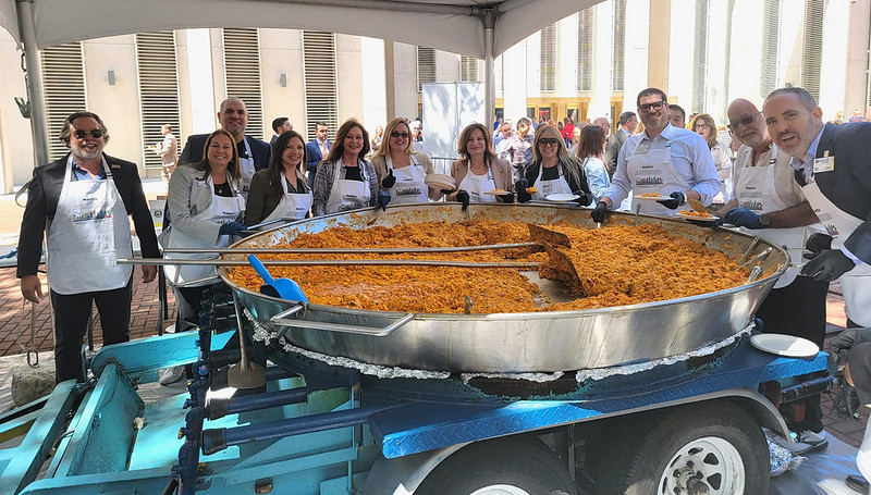 Miami Realtors serving during Dade Days Lunch