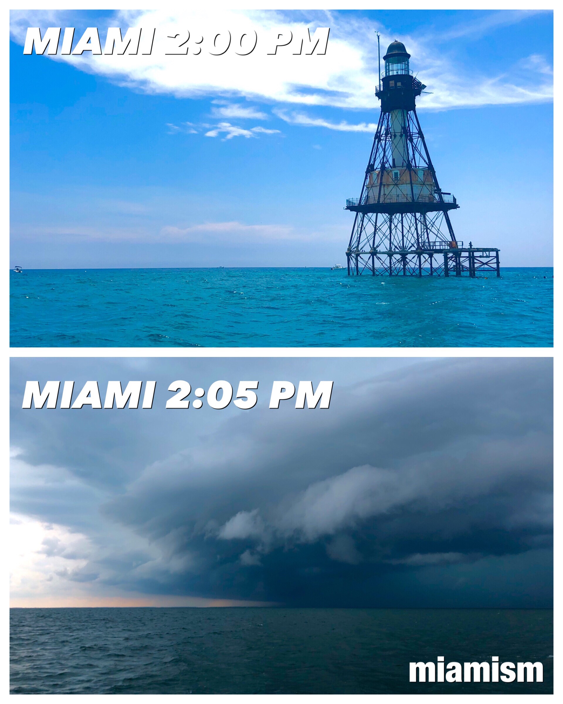 Miami's unpredictable weather