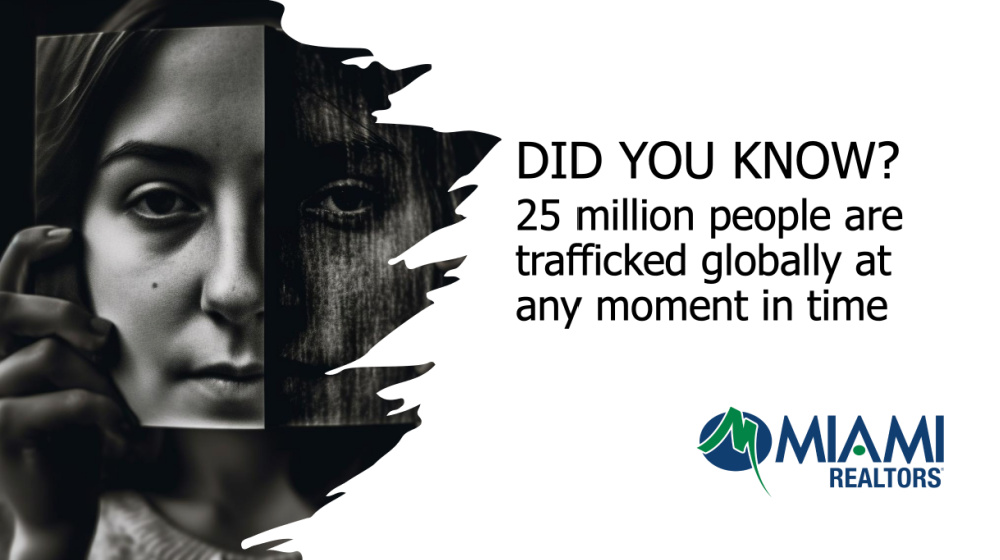 Did you know 25 million people are trafficked globally at any moment in time?
