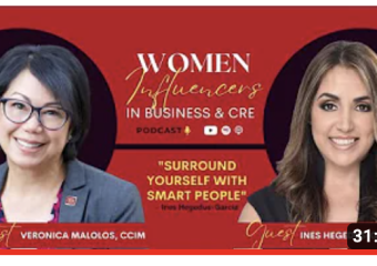 Women Influencers in Business and CRE Podcast:  Ines Hegedus-Garcia