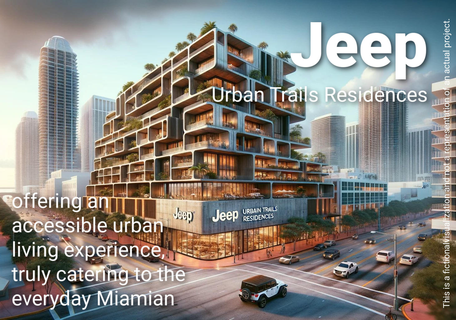 Jeep Residences Miami - a fictional concept