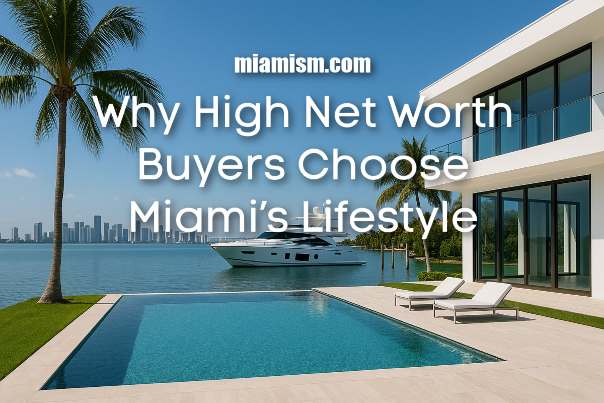 Why High Net Worth Buyers Choose Miami’s Lifestyle - via miamism