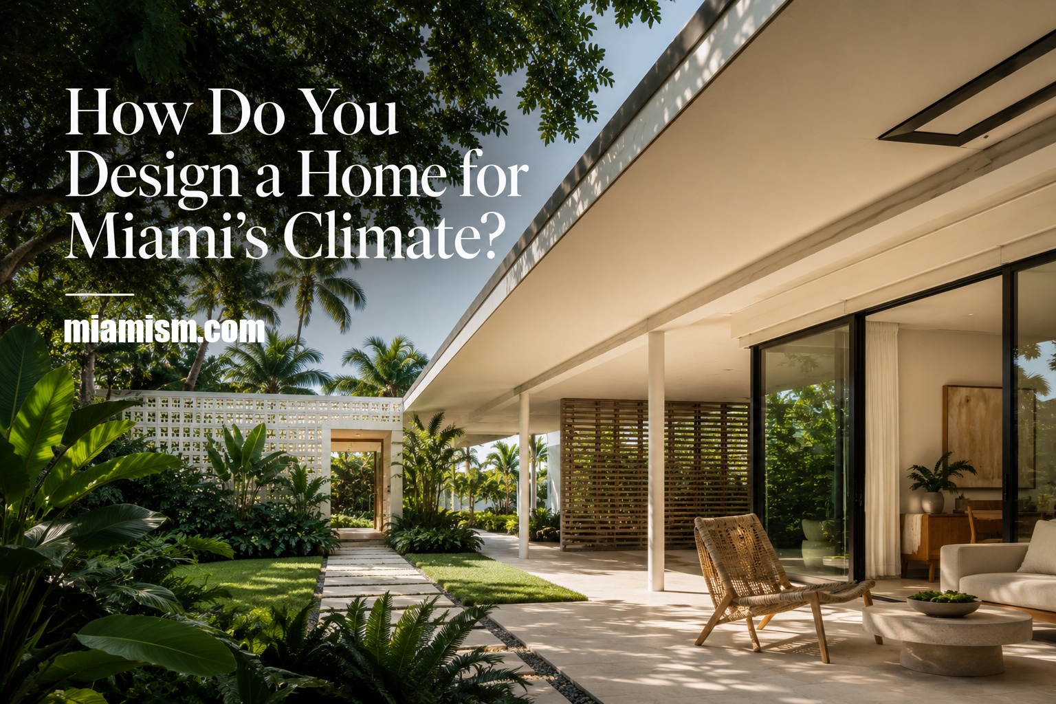 How Do You Design a Home for Miami’s Climate?