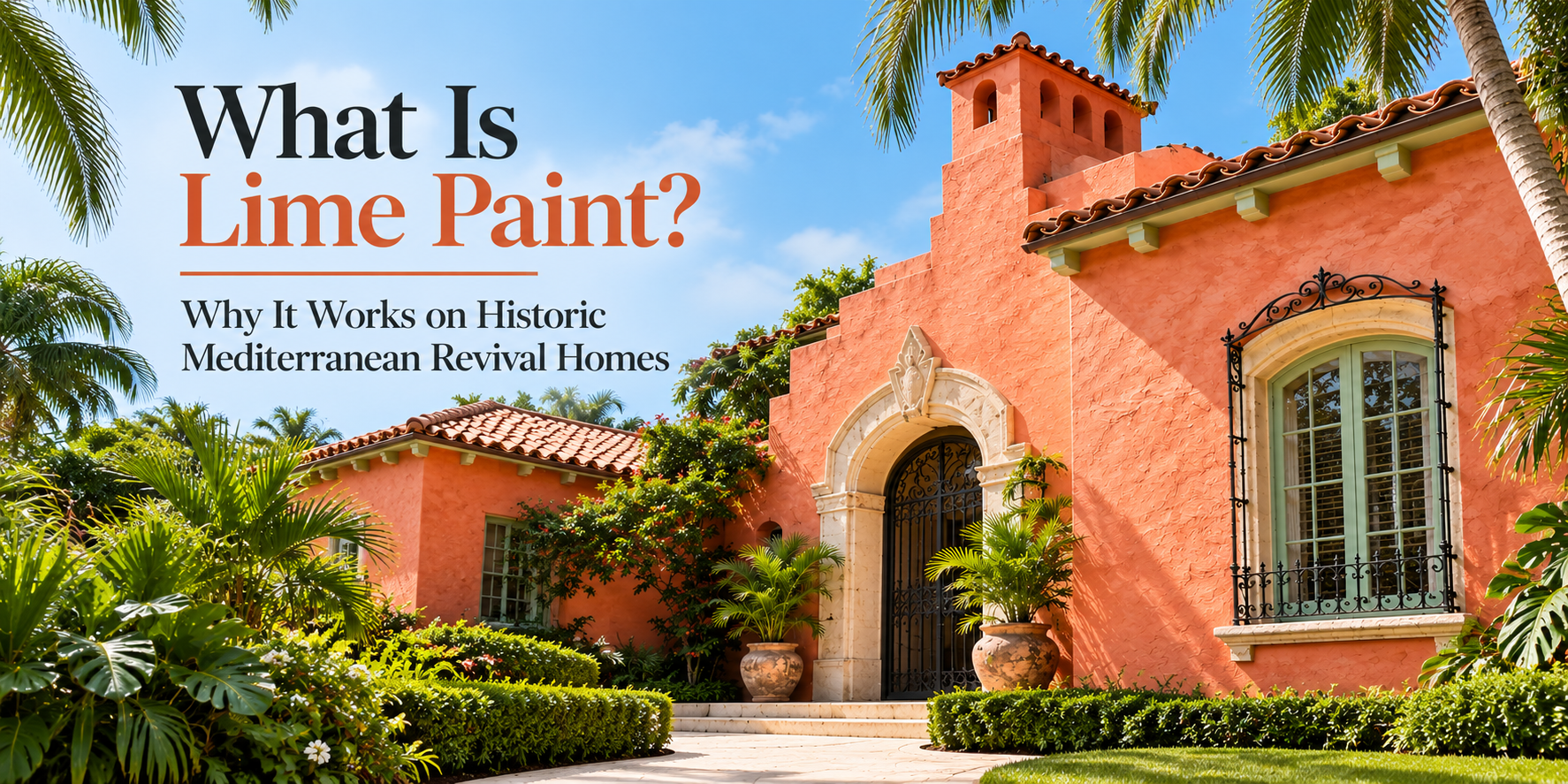 What Is Lime Paint? Why It Works on Historic Mediterranean Revival Homes